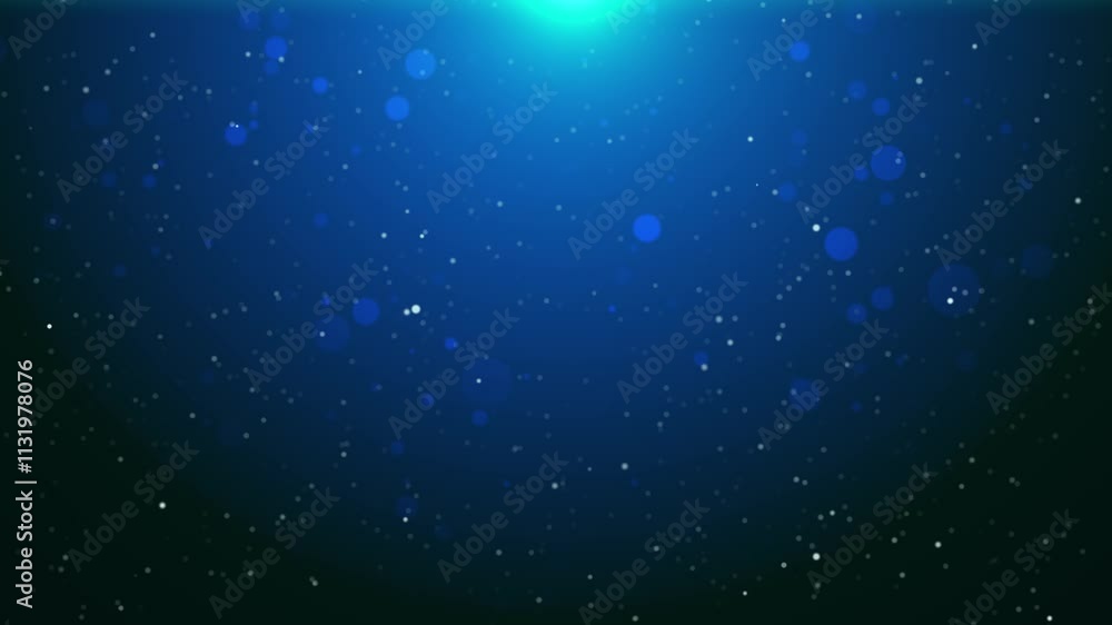 Aufkleber futuristic abstract particle wave bokeh cyber digital technology background. 3d business corporate a