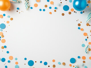 Festive party or carnival border