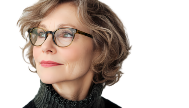 women on transparent background