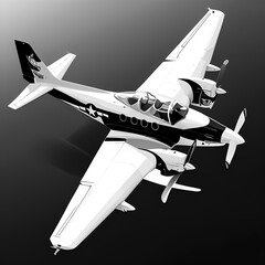 illustration of a plane