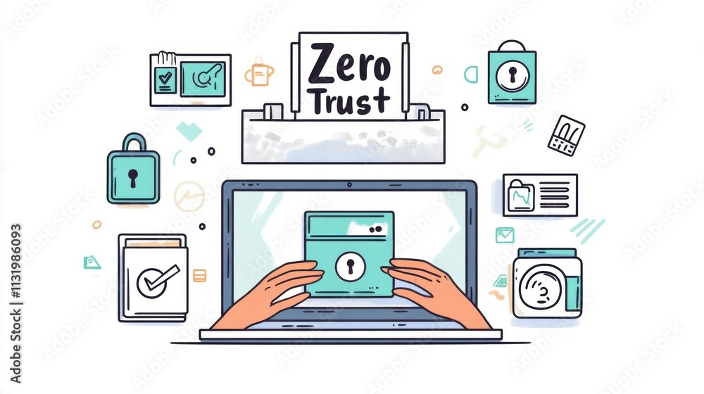 Poster understanding zero trust security: a comprehensive guide to cybersecurity in the digital age