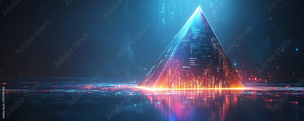 Poster a futuristic digital data visualization displayed on a tablet screen, with interactive graphs and br