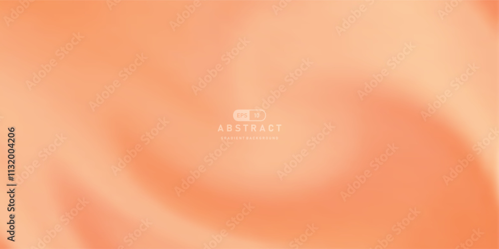 Aufkleber Abstract soft orange gradient background with smooth texture and subtle swirl effect, perfect for modern designs and creative projects