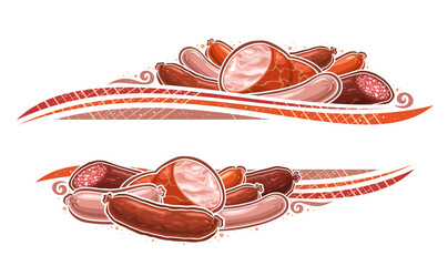 Vector Sausage Border