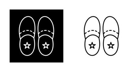 Slippers Vector Icon