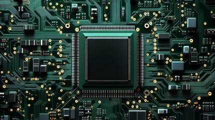 technology circuit board digital art high-tech environment close-up viewpoint innovation concept
