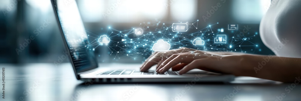 Poster data analytics visualization and cloud technology for information transfer and sharing in online mar