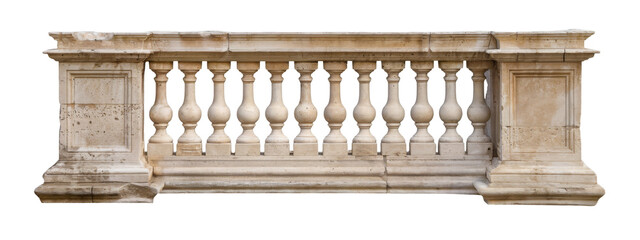High-Quality PNG Stone Baluster Isolated on White Background &ndash; High Resolution