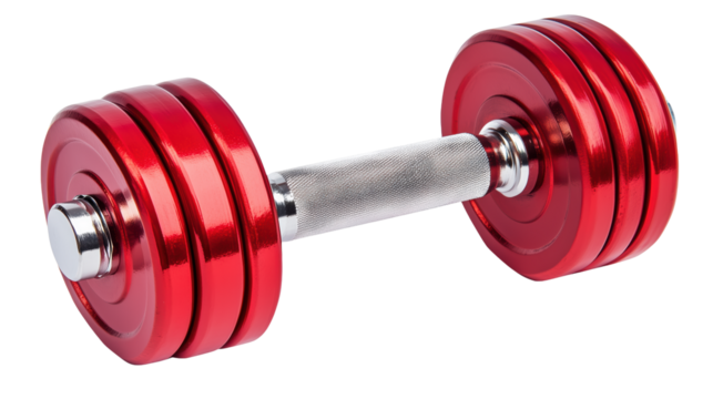 Red Dumbbell for Fitness and Strength Training: A Vibrant Addition to Your Home Gym Equipment Collection