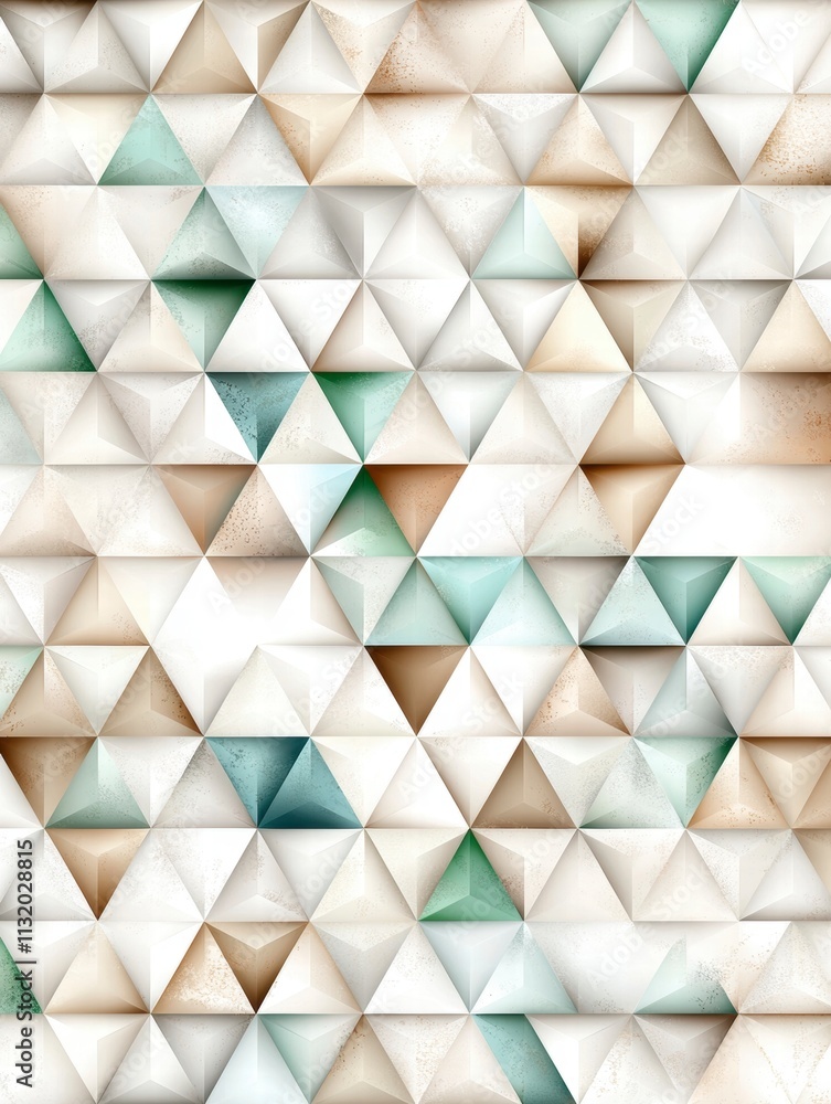 Aufkleber abstract geometric triangle pattern background