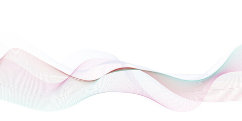 Fototapeta premium Abstract wave line design. Dynamic sound wave. Design element. Illustration, waves, design, waves illustration. Vector illustration.
