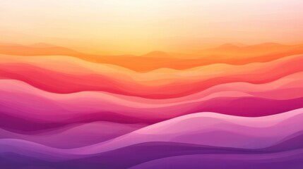 Fototapeta premium Dreamy sunset gradient background with soft pink, orange, and purple tones