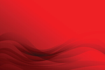 Fototapeta premium Red simply smooth color backdrop abstract background.