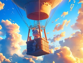 Dramatic Inflating Weather Balloon Captured in Cinematic Documentary Style Photography
