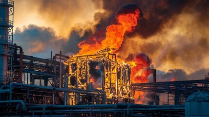 Environmental damage caused by air pollution