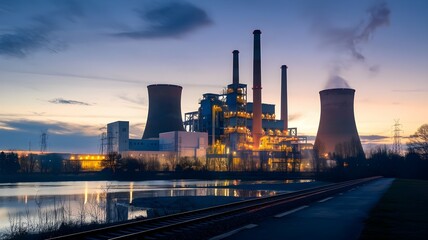 Environmental destruction in a run-down city