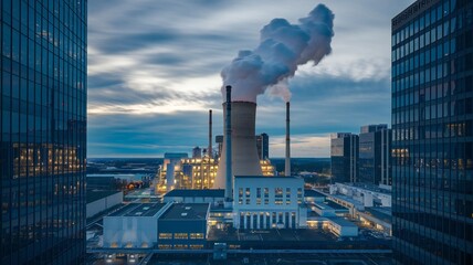 A concept of nuclear facilities and air pollution