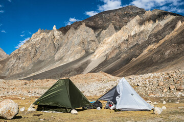 High camp near the Shimshal Pass, Shujerab, Shimshal, Gojal, Pakistan