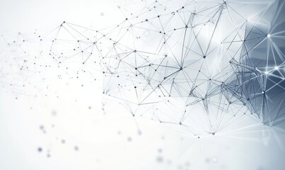 Abstract network connection, plexus background.