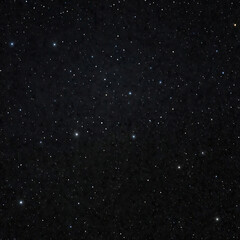 Fototapeta premium Minimalist Starry Night: A Serene Black Background with Sparkling White Dots