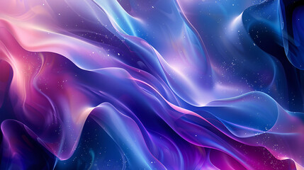 abstract background of flowing fabric in red, blue and pink colors ,A dynamic background with glowing energy lines flowing in vibrant shades of blue and purple