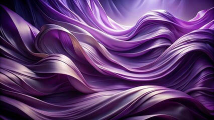 Obraz premium A symphony of purple hues, flowing and swirling in a mesmerizing dance of abstract form and texture.