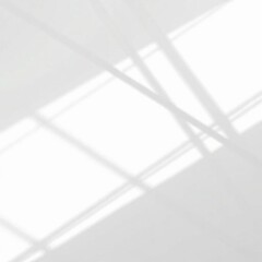 Modern abstract background with intersecting lines and subtle shadow effects on a plain white surface.