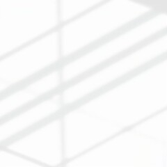 Modern abstract background with intersecting lines and subtle shadow effects on a plain white surface.