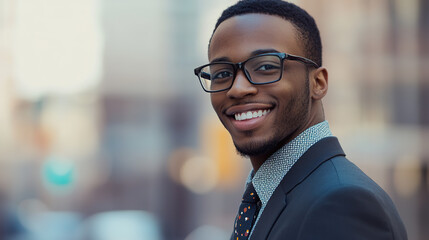 Obraz premium Young Professional at Work – Focused and Driven