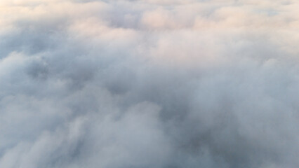 Obraz premium above the clouds, sea of clouds 