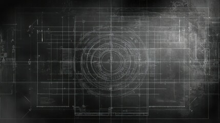Obraz premium background blueprint plan