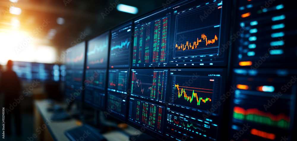 Poster future growth strategies for startups in 2025 analyzing market trends with data visualization in dyn