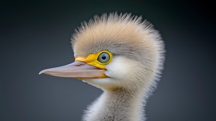 Obraz premium Adorable Anhinga Chick Portrait Wildlife Bird Nature Photography