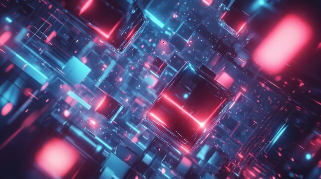 futuristic Cyber Monday sale banner