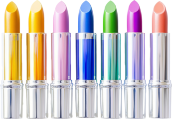 colorful rainbow lipstick 