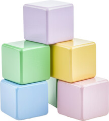 Obraz premium wooden geometry toy block