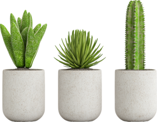 cactus plant in vase 