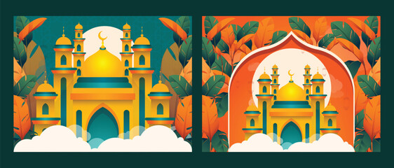 Vector Ramadan Kareem Islamic background