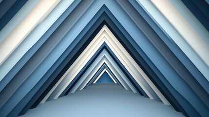 Obraz premium Symmetrical lines and layers lend this pattern modern elegance