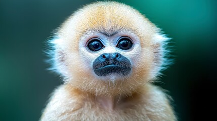 Obraz premium Adorable Baby Monkey Closeup Portrait Wildlife Photography Cute Primate