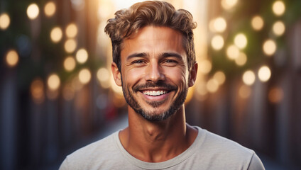 Obraz premium Happy and Confident Individual Portrait