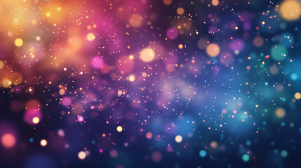 Fototapeta premium A bright abstract background illustration with swirling lights and stars