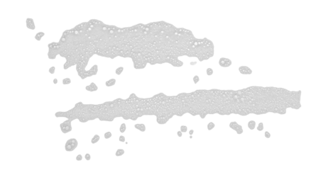 Soap foam or shampoo Soap foam texture or shampoo surface with bubble isolated with clipping path on background.