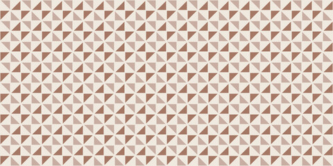 Abstract geometric tile pattern. Creative modern illustration. Seamless  contemporary style pavement texture in vector. Art deco pattern for digital and print backdrop. Chocolate Mousse 003