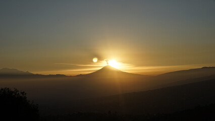 sunset over the mountains © cuzzton