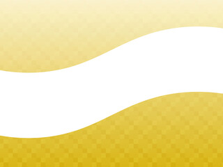 Obraz premium 金色の市松模様フレーム