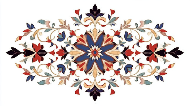 Arabic floral pattern motif Arabic floral pattern motif, based on Ottoman ornament