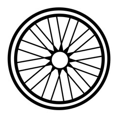 Fototapeta premium wheel of bicycle