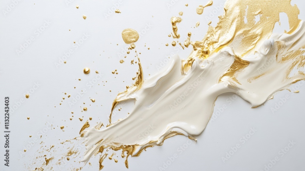 Poster dynamic paint splatter art creation studio space abstract visuals creative environment artistic pers