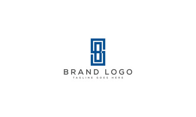 Obraz premium letter SB logo design vector template design for brand.